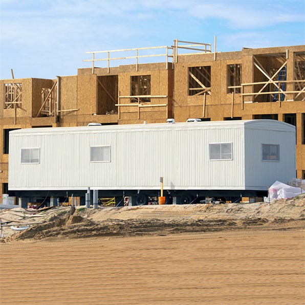 we offer climate-controlled construction trailers for projects that require temperature regulation